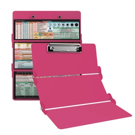 Whitecoat Clipboard® Trifold - Nursing Edition (Pink, Trifold)