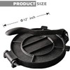 Cast Iron Tortilla Press, Heavy Duty Tortilla Maker, 12-inch Flour