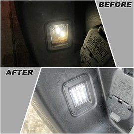 ULTRALTH Full LED License Plate Light Tag Lamp Assembly Replacement for Toyota Tacoma Truck 2016-2023 Fit Tundra Truck 2014-2021 White light Rear Bumper Tag Lamp 2pcs Accessories