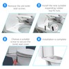 Universal Stainless Steel Toilet Seat Hinge Bolt Screws 18 Pack