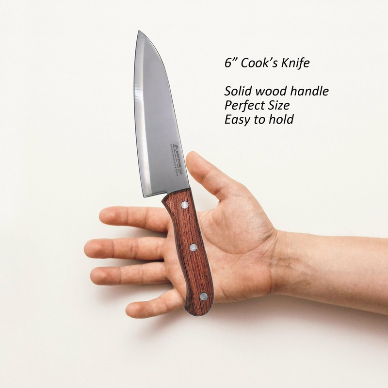Chef Knife 6 Inch - MATTSTONE HILL Cook's Knife, Kitchen