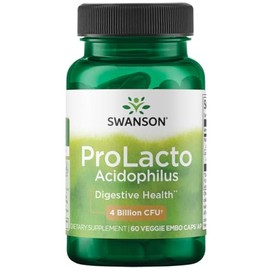 Swanson Prolacto Acidophilus 4 Billion Cfu 60 Veg Capsules