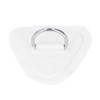 6Pcs PVC D Ring Patch Elastic Rope Set Stainless Steel