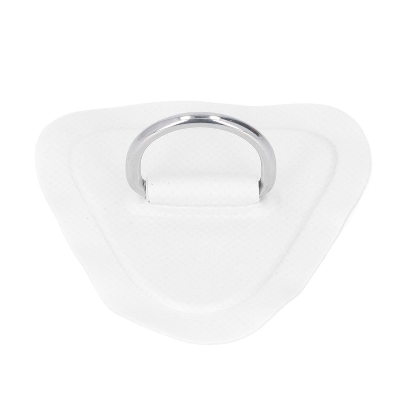 6Pcs PVC D Ring Patch Elastic Rope Set Stainless Steel