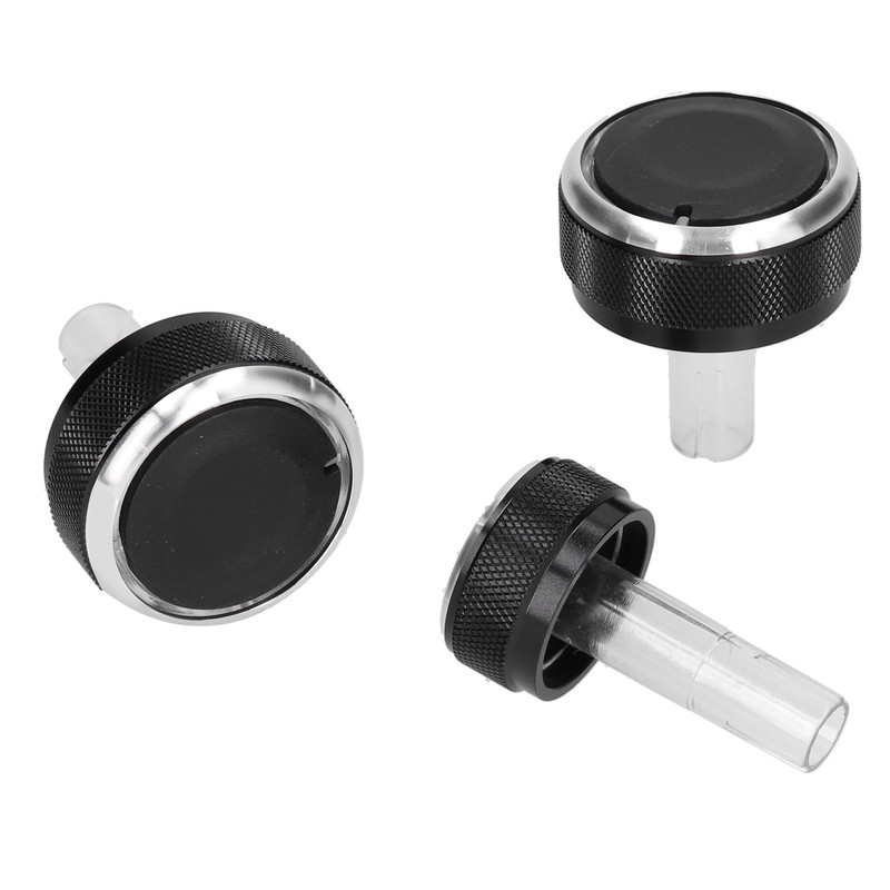 3PCS Car Air Conditioner Switch Climate Controller Knob Replacement for