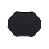 EAST Table Plate, 9.1 inches (23 cm), Depressiette, Black