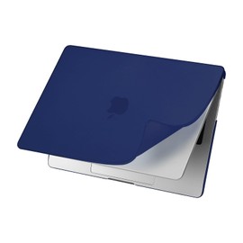 MOSISO Case Compatible with MacBook Pro 14 Inch 2024-2021 M4 M3 M2 M1 Pro Max A3112/3185/3401 A2918/2992/2779/2442, Shockproof Anti-Fingerprint Scratch Resistant PP Matte Soft Cover, Haze Blue