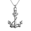 DWJSu Anchor Memroial Necklace for Cremation Ashes Locket Urn Necklaces