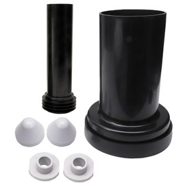 Wall Hung Toilet Connection Assembly Parts Compatible with TOTO THU334#01,Hidden Tank Drain Pipe Set Fits for WT151M/WT152M In-Wall Tank Systems-Includes Drain and Flush Pipes, Nuts