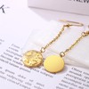 OIDEA Sun and Moon Earrings for Women: Delicate Gold-Plated Sun