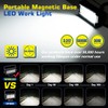 WFPOWER 36W LED Work Light Magnetic Base Mount Portable LED