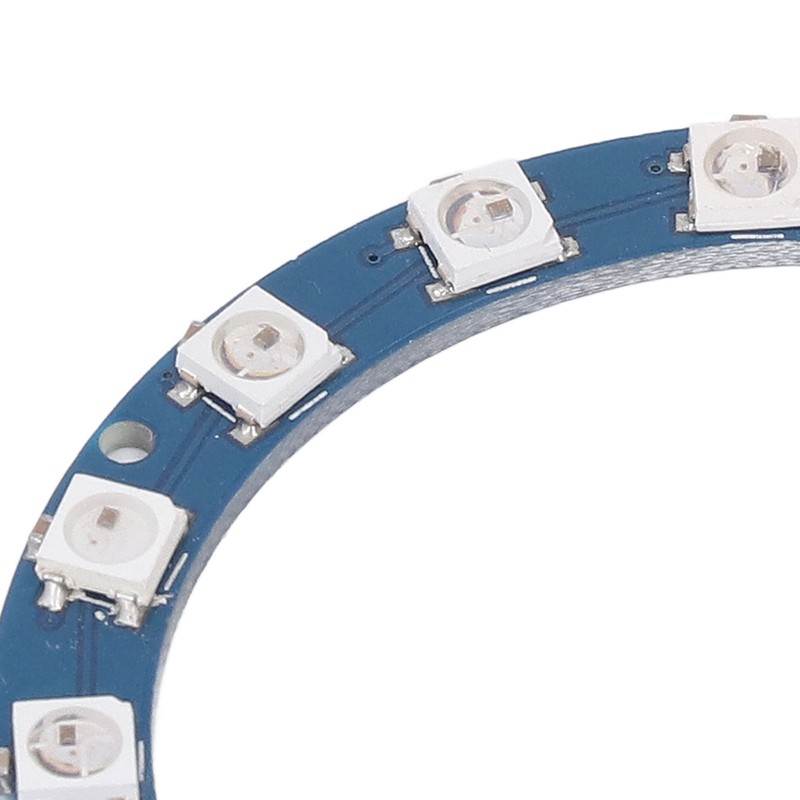 2Pcs RGB LED Ring 16 Bit Intelligent Full Color Highlight