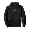 Bicycle logo minimal for cyclists Pullover Hoodie