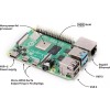 Raspberry Pi 4 Model B, 4GB SDRAM, Quad Core 64-Bit