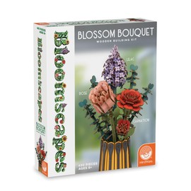 MindWare Bloomscapes Blossom Bouquet Wooden Flower Building Kit - Ages 8 and Up