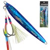 Pristis 1.4 oz Saltwater Fishing Jigs, Speed Pitch Metal Spoon,