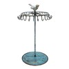 Golden Turquoise Bird Rotating Necklace Holder Bracelet Stand/Jewelry Organizer/Jewelry Tree