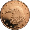 1/4 oz .999 Pure Copper Round/Challenge Coin (Bald Eagle)