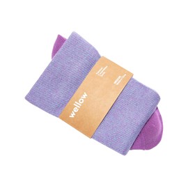 Wellow Knee High Compression Socks for Men & Women | 18-25 mmHg Made with Viscose from Bamboo | Nurses & Pregnancy Support | Relieves Swelling | Regular, SM, Galaxy - Twist