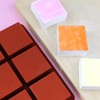 Silikon Backform für Brownies und Schokolade, 9 Würfel, 23x23x3 cm,