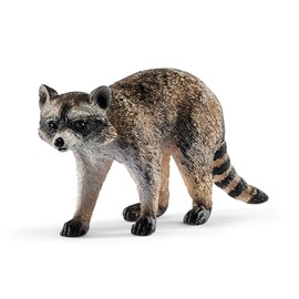 Schleich Wild Life, Animal Figurine, Animal Toys for Boys and Girls 3-8 Years Old, Raccoon, Ages 3+