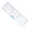 TAPORT® BLUE ELVIS TXT WHITE CAR REGISTRATION HOLDER FOR ANY