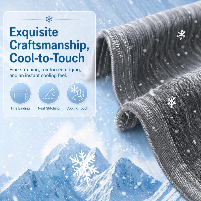 Cooling Blanket for Hot Sleepers, Summer Blanket Keep Cool for