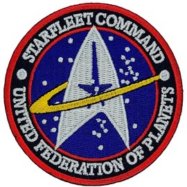 Patch Force Starfleet Space Embroidered Patch - 3 x 3 inch Hook Fastener X530