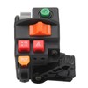 7/8in 22mm Motorcycle Handlebar Switch Headlight Turn Signal Horn Flash