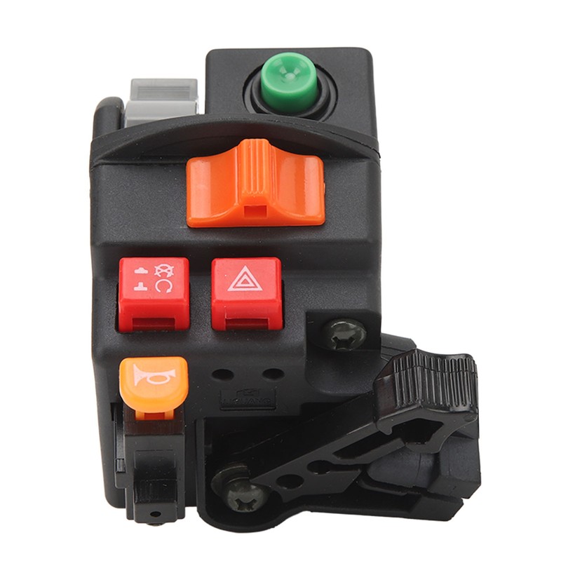 7/8in 22mm Motorcycle Handlebar Switch Headlight Turn Signal Horn Flash