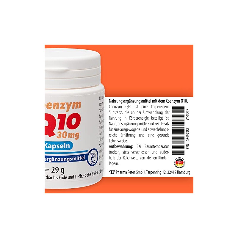 Q10 Coenzym Kapseln, Q10 das Super-Coenzym, 60 Kapseln