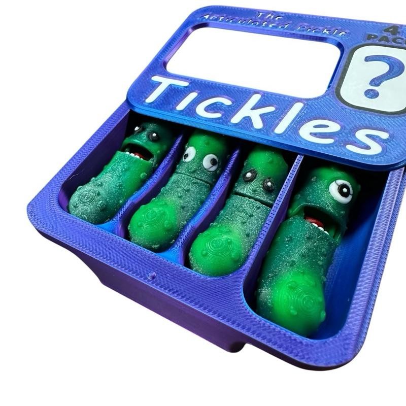 Tickles The Pickle 3D Printed Fidget Toy Pack - 3