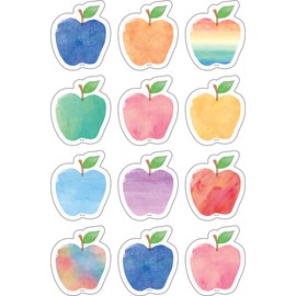 Teacher Created Resources 5635 Watercolor Apple Mini Accents