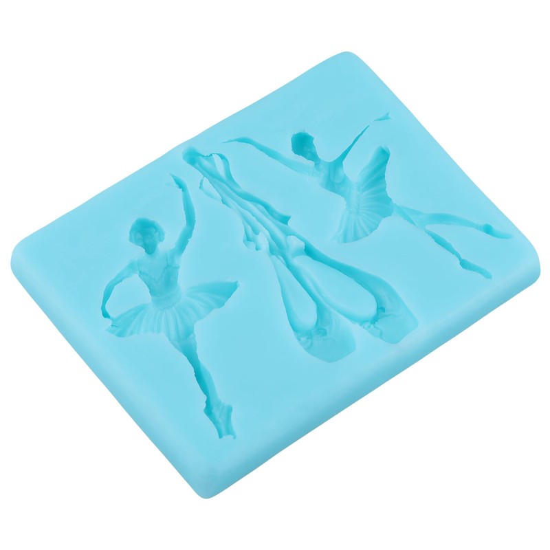 Ballet Dancer Silicone Mold Ballet Shoes Fondant Chocolate Molds