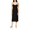 Natori Vestido de Punto sólido Shangri-La para Mujer, Negro, S