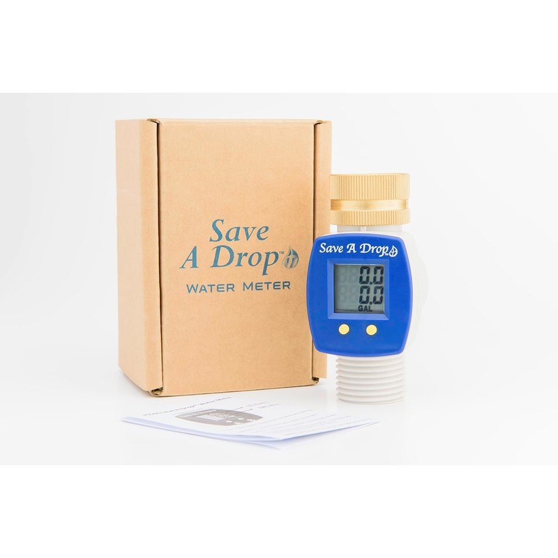 2-Pack P3 Water Flow Meter with Heavy Duty Brass Swivel