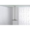 16 Inch Shower Arm and Flange Brushed Nickel, Ceiling Mounted