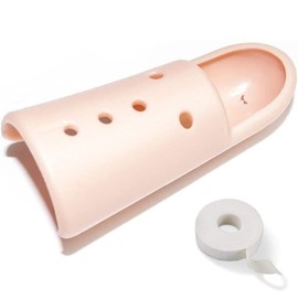 SuperBrace Mallet Finger Splint with Zinc Oxide Tape Complete Support Care Kit Finger Protector Fracture Immobilizer MADE IN UK (3 (5.8-6.5cm))