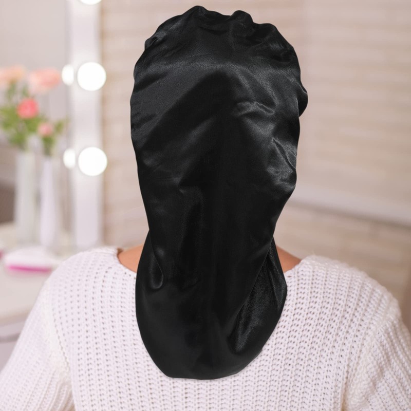 AWAYTR AWAYTR Long Satin Bonnet for Women - Double Layer