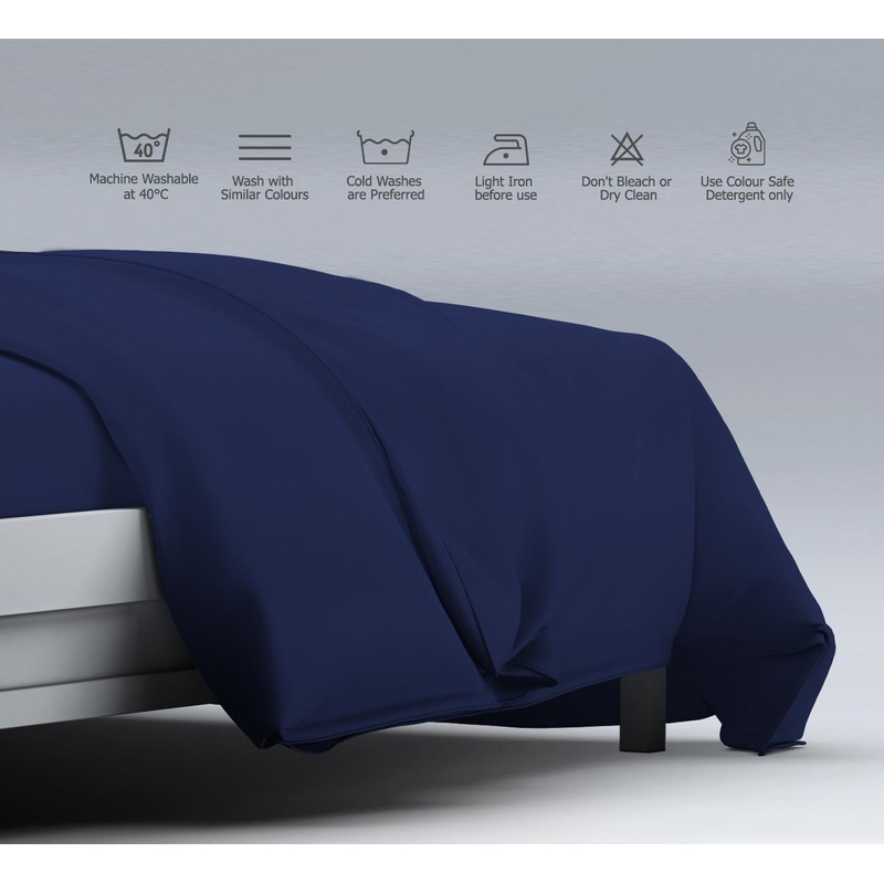 MistyMorning Plain Duvet Cover sets, Soft & Premium quality Bedding