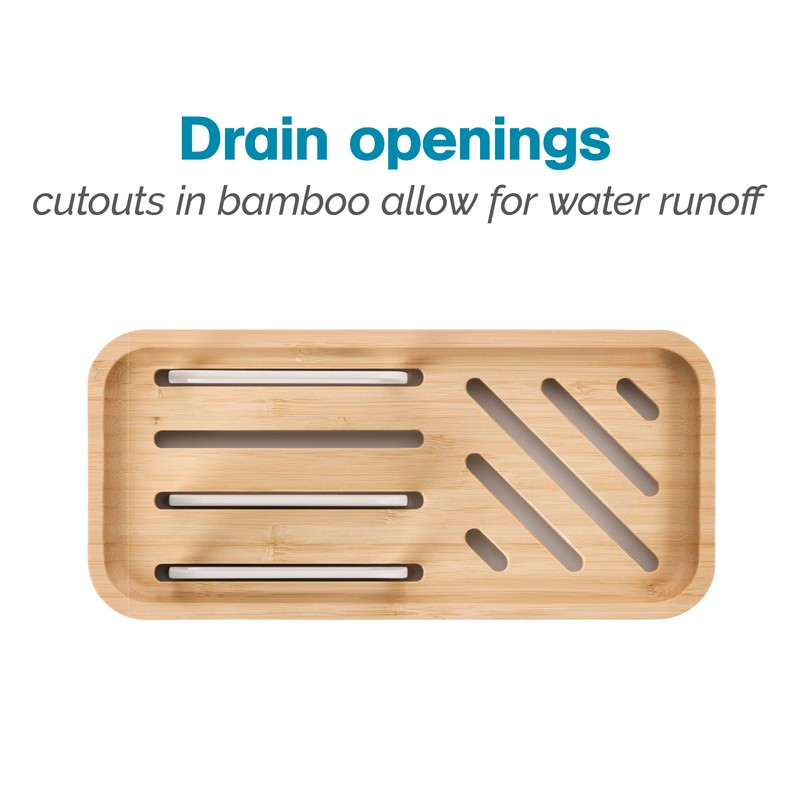 Polder Harmony Sink Caddy, Brush and Sponge Holder for Kitchen