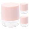 OATIPHO 3pcs Refillable Loose Powder Containers with Puff Compact Body