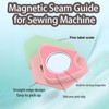 Anytin 1PCS Magnetic Seam Guide for Sewing Machine,New Upgraded Multi-Purpose
