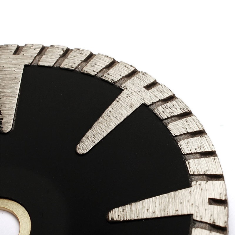 HOMESOM 5 Inch Concave Diamond Blade T Segmented Diamond Cutting