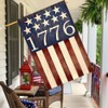 ARGOOFG 4th of July House Flag 28x40 Inch Double Sided