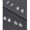 Fxiqini Clip On Earrings Non Pierced Earrings Teardrop Round Square