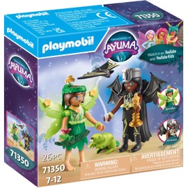 PLAYMOBIL Forest Fairy y Bat Fairy con Animales del Alma