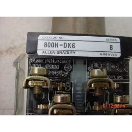 Allen-Bradley Allen Bradley Heavy Duty Push Button Mushroom Head  800H-DK6A  No Box No Papers