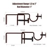 Outside Mounted Blinds Curtain Rod Bracket (Only Fit for 1.3-2