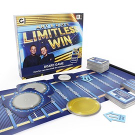 Ginger Fox Ant & Dec's Limitless Win Board Game | Ideal for 2+ Players | Just Like ITV's Hit TV Show | Fun Family Gameplay for Groups